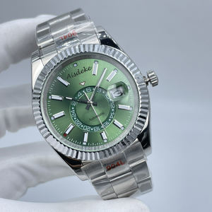 맞춤형 DIY 기계식 맨스 시계 남성용 자동 운동 42mm 스카이 브랜드 남성 발광 손목 시계 - Product Image 2