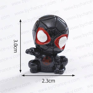 Mini Statuette in Resina di Supereroi alla Moda: <span class=keywords><strong>Spiderman</strong></span>, Ironman, 2 Pollici, in Sacchetto Sorpresa, Giocattoli per Bambini, Ideali per Riempire le Uova di Pasqua - Product Image 3