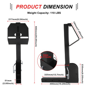 CNSPEED Soporte para Neumáticos de Repuesto de Acero con Capacidad de Carga de 50 kg para Automóviles y Camiones con Mecanismo de Bloqueo - Product Image 2