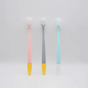 Toothbrush Fairshaped Handle Big Square Head Tooth Whitening Home Use Luxury Adult Toothbrush