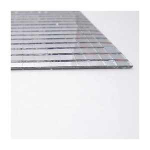 Mini nhỏ Gương thủy tinh tự dính bạc vàng màu Hồng gương Gạch Mosaic cho gương bóng - Product Image 5