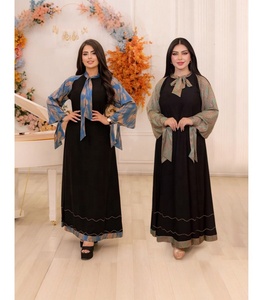 Abaya de Dubaï élégante pour femmes musulmanes Robe longue à imprimé Eid <span class=keywords><strong>Djellaba</strong></span> Turquie Caftan Ramadan Islam Vêtements Caftan Marocain Femme Robe - Product Image 1