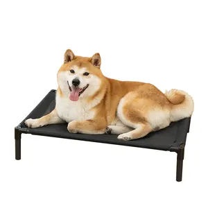 개를위한 뜨거운 판매 높은 개 침대 빨 냉각 부드러운 개 침대 매트 애완 동물 접이식 캠핑 침대