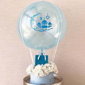 Customized Luxury New Design Flower Balloon Bouquet Round Solid Flower Boxes