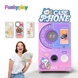 Máy bán hàng tự động ép nổi Funkyplay 5 màu mực, vỏ điện thoại màn hình cảm ứng, hệ thống thanh toán bằng tiền xu/thẻ - Product Image 2