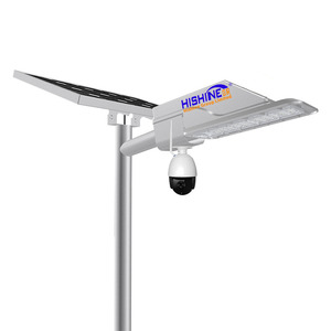 Lampu Jalan tenaga surya semua dalam satu, lampu jalan tenaga surya 30W 50W 70W <span class=keywords><strong>2025</strong></span> W dengan kamera, penjualan terbaik 100 - Product Image 3