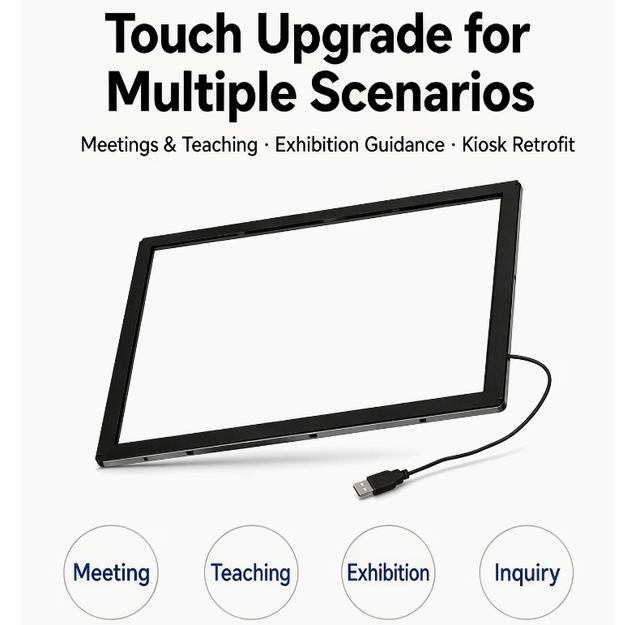 YINGTOUCH 40-Inch Infrared Open Frame LCD Multi-Touch Technology USB Interface Linux Support for Business Use New/Used Status