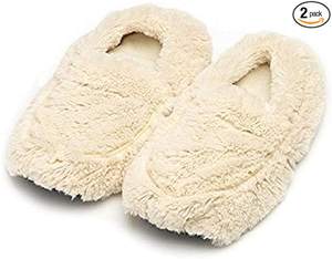 <span class=keywords><strong>Zapatillas</strong></span> de invierno cálidas y transpirables con logo personalizado, para mujer, con relleno de granos, peludas, suaves, <span class=keywords><strong>microondas</strong></span> - Product Image 2