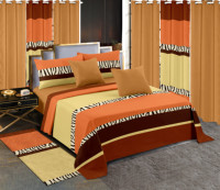Ensemble de draps-housses king size en gros, 13 pièces, avec rideaux
