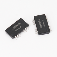 Filtre LAN 10/100 BASE-T à port unique H1631CG à profil bas avec isolation et transformateurs automatiques pour la connectivité réseau