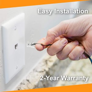 Rj9 Rj11ปลั๊ก Rj12 CAT6ทองแดงสายจัมเปอร์คู่สายไฟสปริง UTP โทรศัพท์ขดสายเคเบิลพีวีซีแจ็คเก็ต - Product Image 5