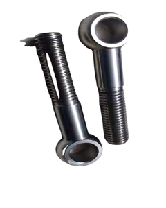 Hot Sale Stainless Steel Flat Eye <b>Bolt</b> with Wing <b>Nuts</b> Round <b>Nut</b> Zinc Plated Iron From India Special <b>Bolts</b> Hot Selling - Product Image 1