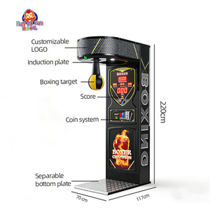 Pieno di divertimento gioco elettronico a gettoni Hammer Boxing Machine Arcade Boxing Punch Machine Kit scheda principale - Product Image 2