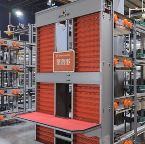 Système de cages à <span class=keywords><strong>poules</strong></span> pondeuses haut de gamme avec alimentation et abreuvement automatiques, collecte d'œufs et solutions de système d'évacuation automatique du fumier - Product Image 2