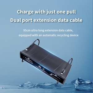 2020-2025 Car Modification Car <b>Charger</b> Wired Fast Charging Docking Station Suitable for Volkswagen Tayron - Product Image 4