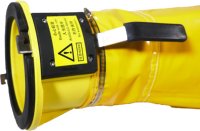 Tuyau flexible de conduit de ventilation d'avion de PVC PCA 200mm 600mm équipement préconditionné de soutien au sol de climatisation
