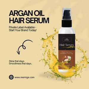 Nouvelle huile capillaire entièrement naturelle sans silicone à l'huile d'argan, tenue forte et brillance/anti-frisottis pour cheveux normaux unisexes - Product Image 1