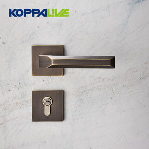 KOPPALIVE Luxury Hotel Big Solid Brass <strong>Door</strong> Lever Set Bedroom <strong>Bathroom</strong> <strong>Lock</strong> Split Dummy Wooden <strong>Door</strong> Handle - Product Image 1