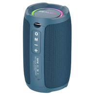 Altavoz Inalámbrico Fanatic S49 Nuevo, Subwoofer Mini Portátil para Exteriores, Resistente al Agua con Luz
