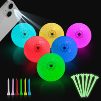 CRESTGOLF Nouvelle balle de golf lumineuse améliorée, balle de golf activée par la lumière, balles LED colorées pour le golf nocturne