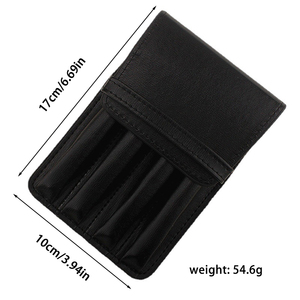 Estuche para Lápices Nuevo, 4 Ranuras, Cuero PU, Portátil, para Negocios, para Plumas Estilográficas, Protector <span class=keywords><strong>de</strong></span> Plumas para Firmar - Product Image 6
