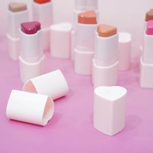 White Label Haute Pigment Joue Visage Teinte En Forme De Coeur Shimmer Mat <span class=keywords><strong>Maquillage</strong></span> Crème Blush on Stick - Product Image 5