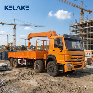 Camion grue articulé KELAKE jaune de 12 tonnes - Product Image 1