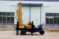 Haute qualité 200m de profondeur hydraulique puits d'eau plate-forme de forage vente Tricycle moteur Diesel Air Power Core pompe moteur pour le forage minier