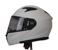 Casque de moto intégral pour adulte approuvé ECE Casques de course de rue Casque de moto à motif de sangle