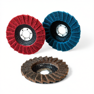 Discos de Láminas Fervi de 125 mm, Ruedas Abrasivas para Acondicionamiento de Superficies, para Pulir y Esmerilar Metal - Product Image 2