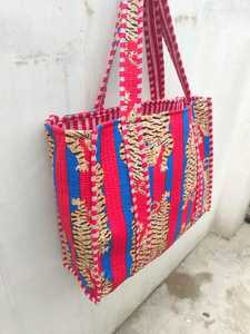 Bolso Tote de Algodón Acolchado con Estampado de Tigre Estilo Boho, Bolso de Viaje para Fin de Semana, Bolso Jola, Bolso de Hombro Suave para Compras - Product Image 6