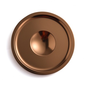 Posavasos de Metal de Diseño Único, Redondos, Color Marrón, de Fábrica Original, con Logotipo Personalizado - Product Image 4