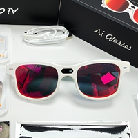 Lunettes intelligentes Meta AIMB-G3 AI avec caméra 8MP, vidéo 1080P, assistant IA ChatGPT, anti-lumière bleue, charge magnétique, tactile