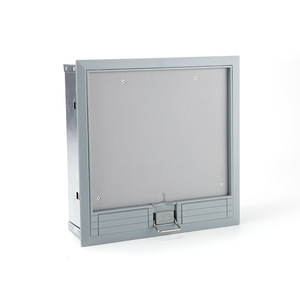 Prise de sol Sika MT-01, 1 prise, 10A, 230V, norme américaine, encastrée, acier inoxydable, argent, étanche, pour la maison et le bureau - Product Image 4