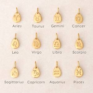 YF8348 - Colgante Minimalista con Doce Piedras <span class=keywords><strong>de</strong></span> Nacimiento, <span class=keywords><strong>Signo</strong></span> del Zodiaco, Circonita <span class=keywords><strong>de</strong></span> Colores, Chapado en Oro <span class=keywords><strong>de</strong></span> 18k, Acero Inoxidable Impermeable - Product Image 3