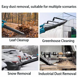 Soffiatore d'Aria Industriale 21V con Motore Brushless, Velocità del Vento 46.5m/s, Batteria Cordless 1500mAh, per Fai-da-te - Product Image 6