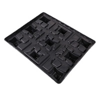 Plateau de pièces automobiles en plastique ABS TPU recyclable personnalisé Logistique d'usine industrielle Boîtes en plastique avec support étanche à l'humidité anti-rayures
