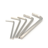 Kunci Hex galvanis kunci heksagonal, kunci L Mini spanner M2 M2.5 M3 M4 M5 M6 M8 M10