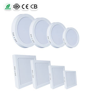 Panel LED de Techo Delgado Sin Marco 60x60 6500K 48W, Panel de Luz LED Redondo Cuadrado de Superposición - Product Image 1