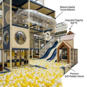<span class=keywords><strong>Castillo</strong></span> Inflable <span class=keywords><strong>de</strong></span> Lujo, Moderno y Clásico, con Piscina <span class=keywords><strong>de</strong></span> Pelotas Gigante y Triple Ola, para Interiores - Product Image 2