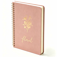 Cuaderno de Tapa Dura con Bolsillo para Flores, Personalizado, A5/A6, Único, con Notas Adhesivas, Fabricante de Cuadernos