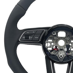 Volant sport à fond plat personnalisé pour <span class=keywords><strong>Audi</strong></span> A3 A6 C7 S4 B9 <span class=keywords><strong>S7</strong></span> A5 B8.5 RS3 SQ5 - Product Image 4