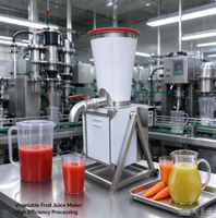 Commerciële multifunctionele automatische sinaasappel-appel-wortel-groente-fruit sapcentrifuge en -molen