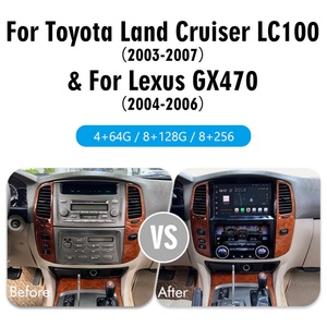 NaviHua New Design Android Car Radio Climate Control Screen <b>Panel</b> for Toyota Land Cruiser LC100 Auto Carplay Navigation Upgrade - Product Image 6