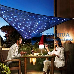 Auvent de jardin personnalisé pour patio extérieur <span class=keywords><strong>Voile</strong></span> pare-soleil romantique et magnifique en PEHD pour lumières <span class=keywords><strong>LED</strong></span> - Product Image 6