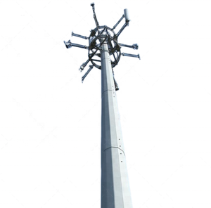 4G/5G Mobiele Telefoon Bts Staal Gsm Toren Telecommunicatie Buisvormige Monopool Toren