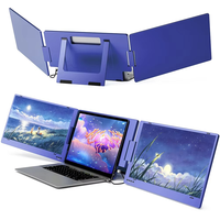 Moniteur portable à double écran IPS de 15,6 pouces, luminosité de 280 cd/m², résolution 1920x1080, fréquence de rafraîchissement de 60 Hz, interface Type-C