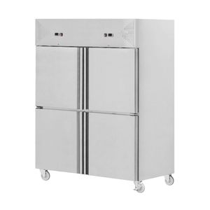 Refrigerador Comercial de Doble Puerta para Supermercado, Refrigerador de Acero Inoxidable para Exhibición - Product Image 4