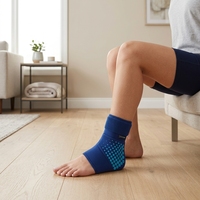 Compresse de gel réutilisable pour le talon, les blessures à la cheville et au pied, soulagement rapide de l'arthrite et de la fasciite plantaire, compresses chaudes/froides