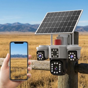 Cámara WiFi de Triple Lente 3MP OEM ODM Directo de Fábrica, Aplicación OKAM, <span class=keywords><strong>Seguimiento</strong></span> Humano con IA, Visión Nocturna a Todo Color, Bajo Precio - Product Image 5